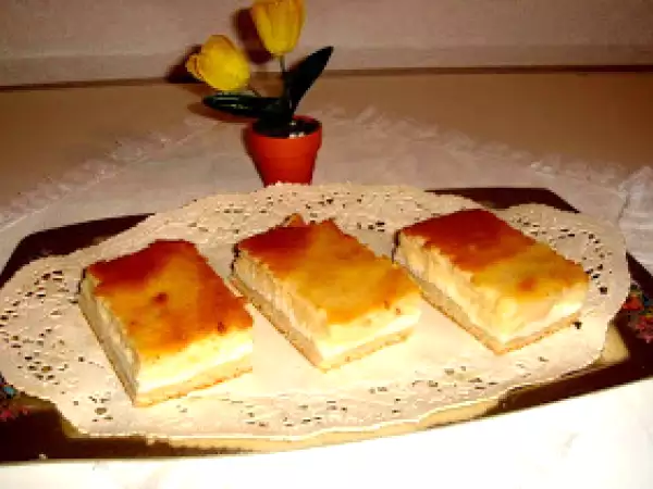 Receta Pastel de flan de vainilla y ricota