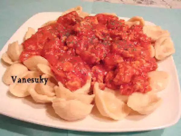 Receta Orecchiette caseros a la boloñesa
