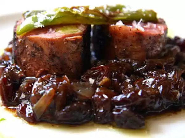 Receta Solomillo ibérico al pedro ximenez