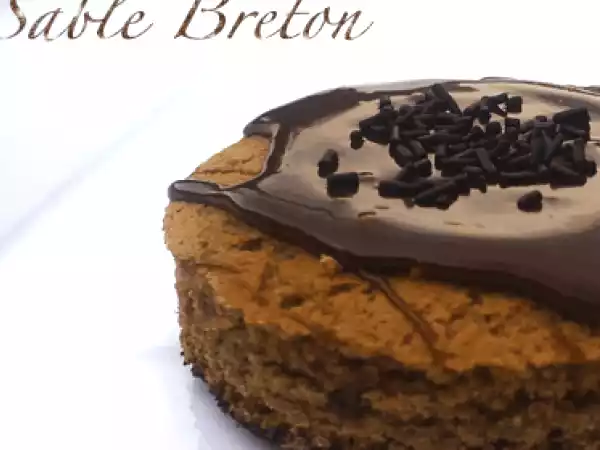 Receta Sablé bretón con ganache de chocolate