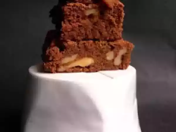 Receta Brownie con mandarinas deshidratadas