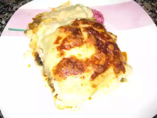 Receta Lasaña de verduras