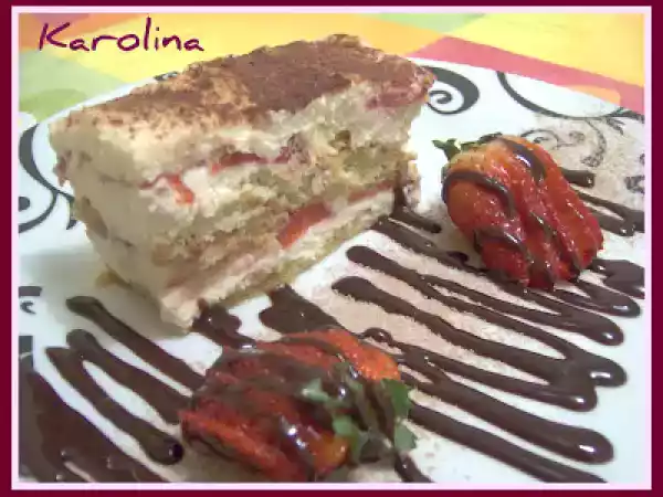 Receta Tiramisu de fresas