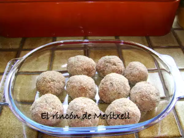 Receta Albóndigas en el microondas