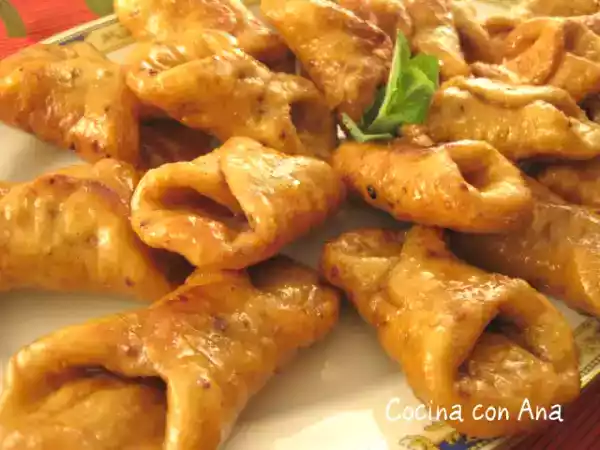 Receta Pestiños con almíbar