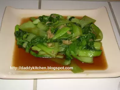 Receta Verdura china (bok choy) salteada con salsa de ostras