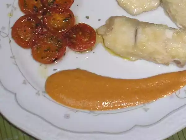 Receta Medallones de mero en salsa de avellanas.