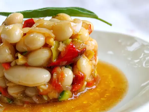 Receta Ensalada de judías blancas