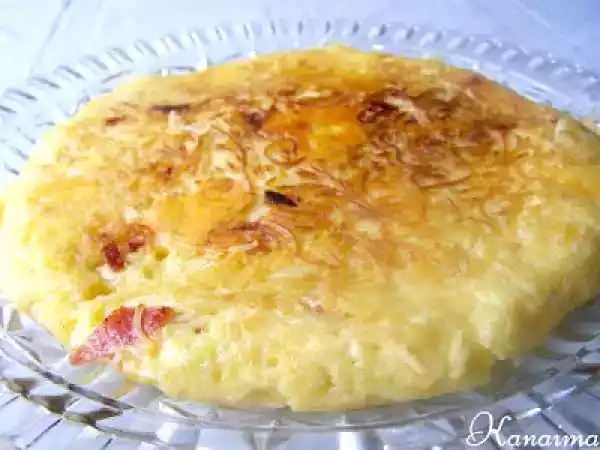 Receta Frittata de pasta con queso y salami