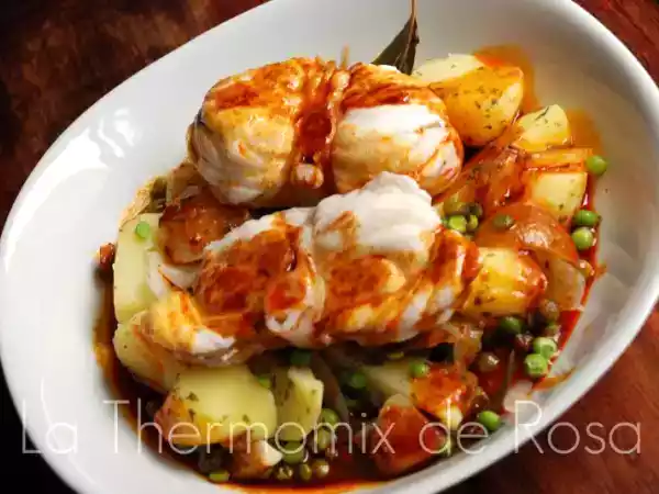 Receta Rape a la gallega en thermomix