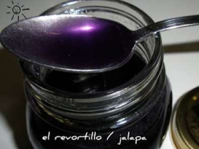Receta Caramelo liquido de violetas