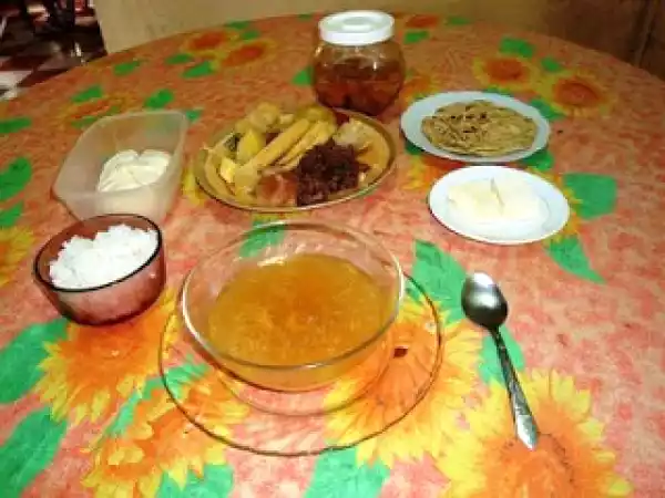 Receta Sopa de caracu (estilo homero)