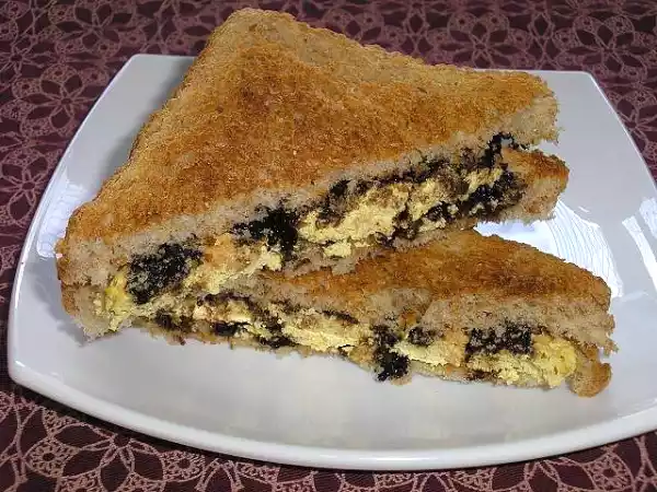 Receta Sandwich de tofu gratinado