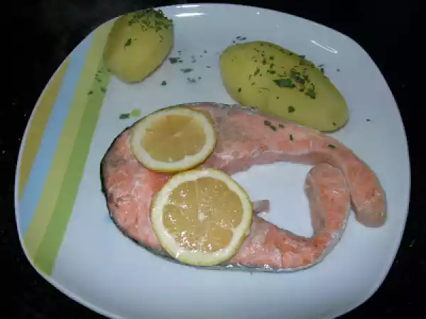 Receta Salmón en papillote al limón