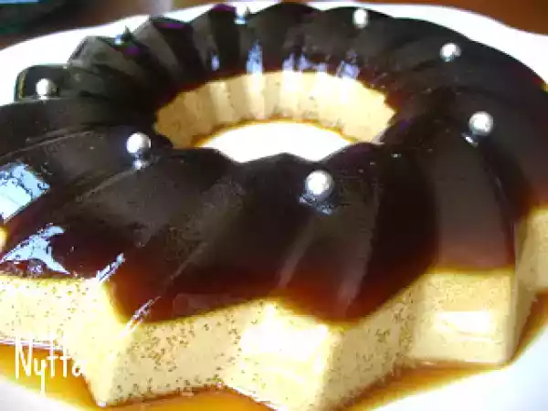 Receta Flan de café (bicapa)