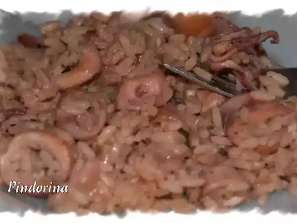 Receta Arroz con chipirones