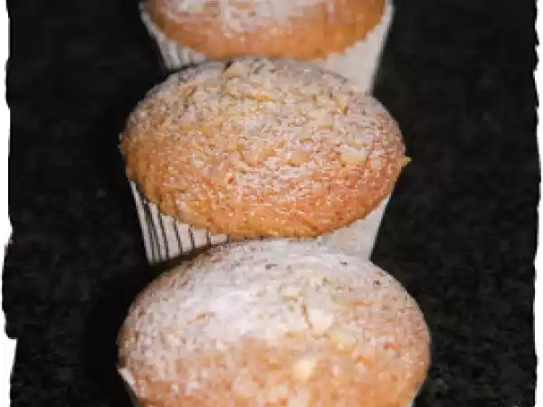 Receta Magdalenas con praliné de avellanas y almendras