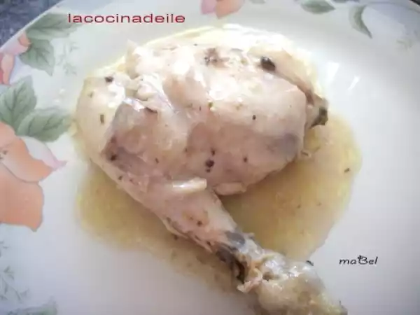Receta Pollo en su jugo con limon en panificadora