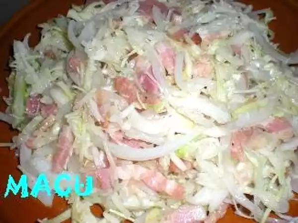 Receta Ensalada de col y bacon