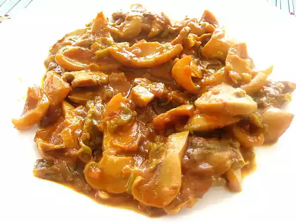 Receta Calamares con pimientos