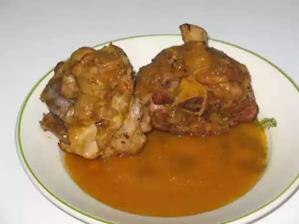 Receta Codillo en salsa
