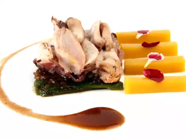 Receta Jamoncito de conejo rustido con verduras
