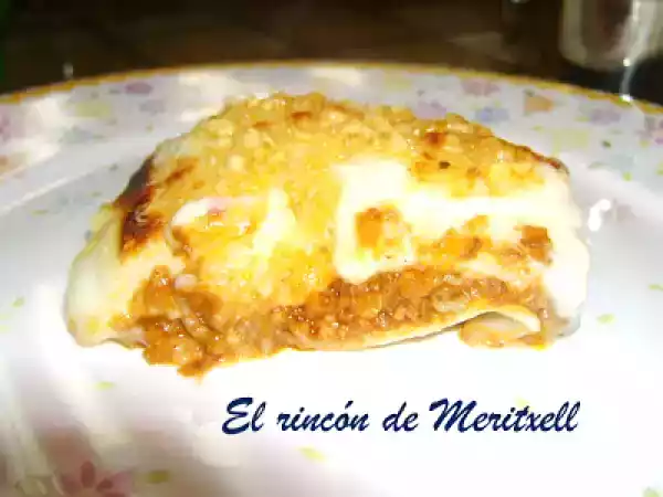 Receta Lasaña en thermomix paso a paso