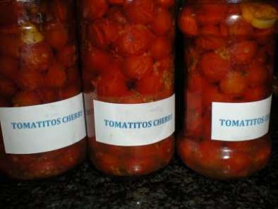 Receta Tomatitos cherry confitados
