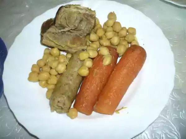 Receta Sopa con cocido