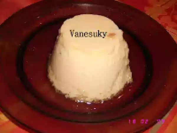 Receta Flan de turrón jijona