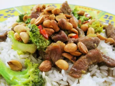 Receta Curry de carne con brócoli