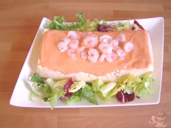 Receta Pastel de gambas