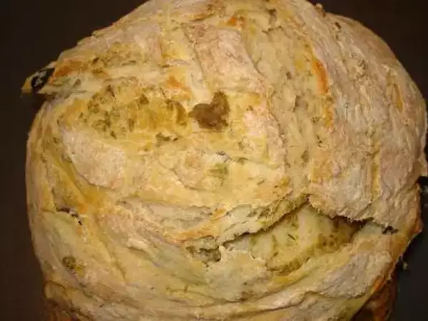 Receta Panetto con aglio e olive (pan con ajo y aceitunas)