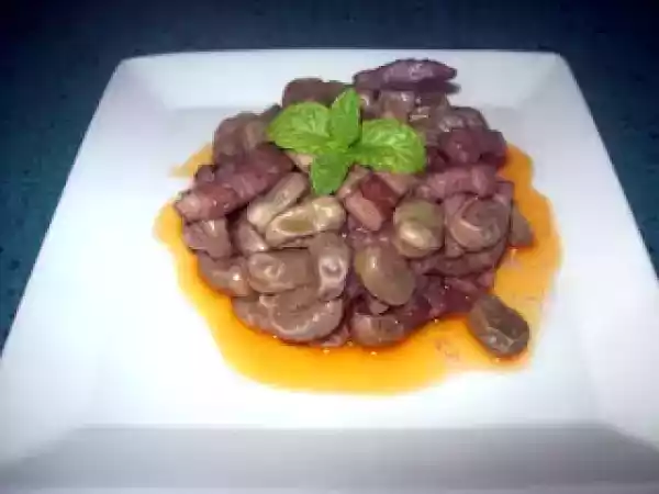 Receta Habas a la catalana