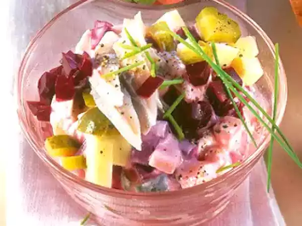 Receta Ensalada de arenque