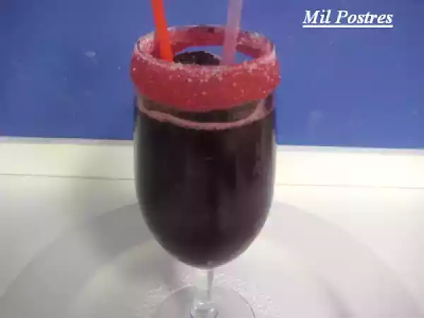 Receta Granizado de frutas del bosque