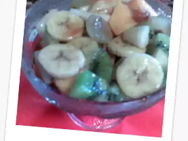 Receta Ensalada de frutas con caramelo de cítricos