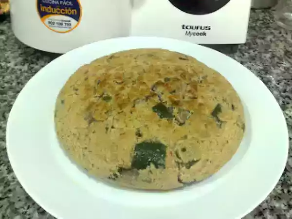 Receta Tortilla de calabacines, champiñón y carne