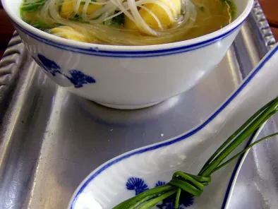 Receta Sopa vietnamita al jengibre