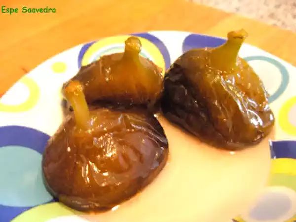Receta Higos en almíbar