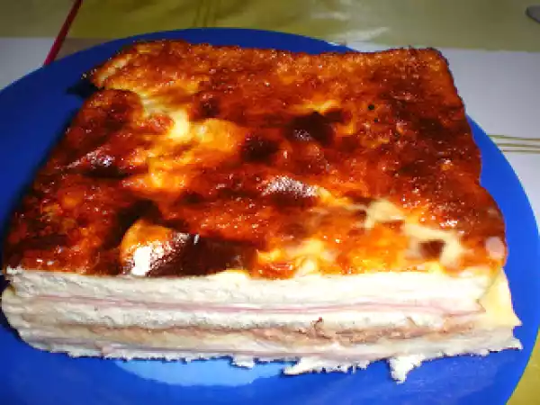 Receta Pastel sandwich