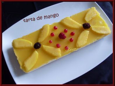 Receta Tarta de queso y mango