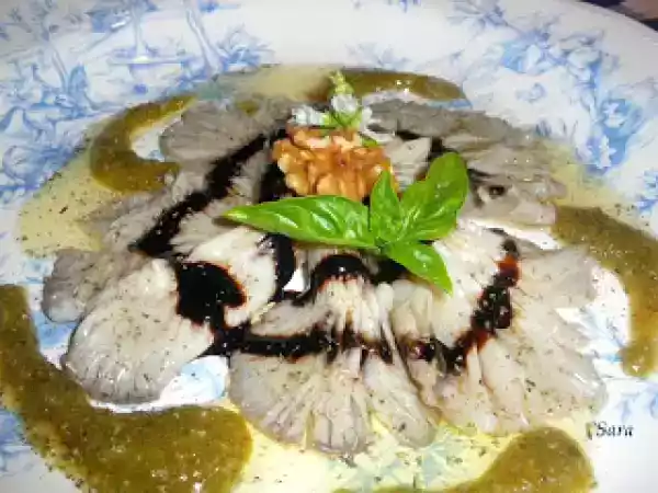 Receta Carpaccio de setas