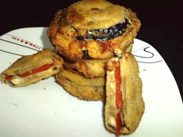 Receta Alberjinia pintxoak / pinchos de berenjena