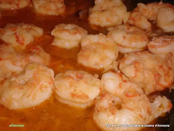 Receta Gambas pil pil