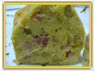 Receta Cake de jamón y aceitunas