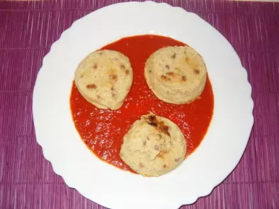 Receta Mousse de berenjena y calabacin con salsa de piquillo (2p/persona)