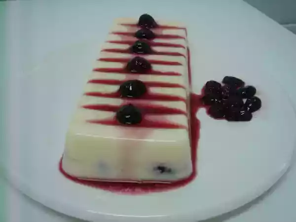 Receta Cuajada de cerezas