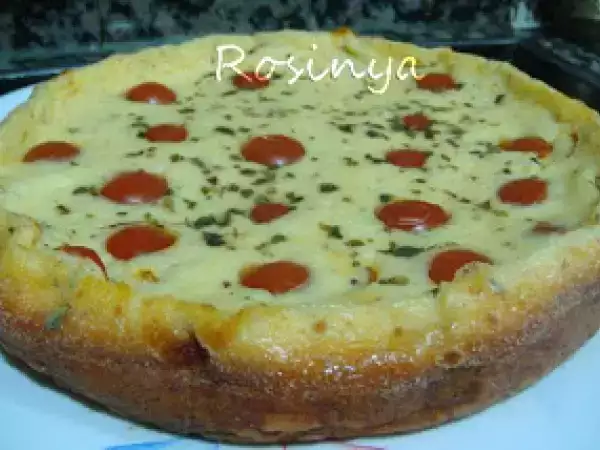 Receta Quiché de tomates cherry