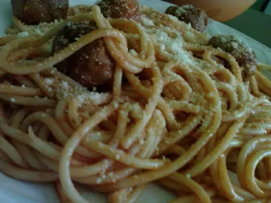 Receta Receta: spaghetti con albondigas